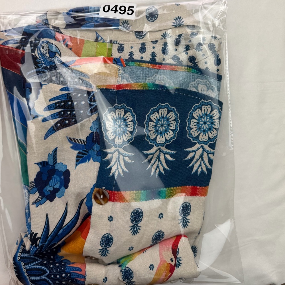 🌊 FARM Rio Surf Button-down‎ Shirt XS - Picture 14 of 14